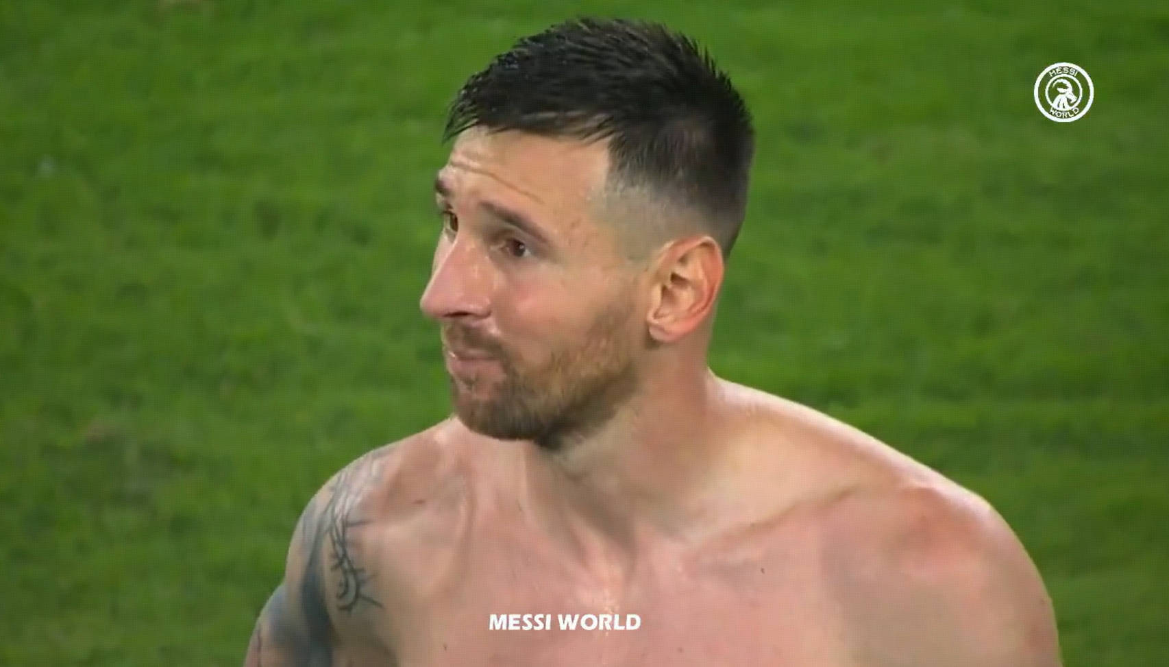 美洲杯选手赛后落泪，背后故事感人